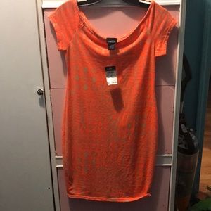 Of The Shoulder Short Sleeve Tribal Dress